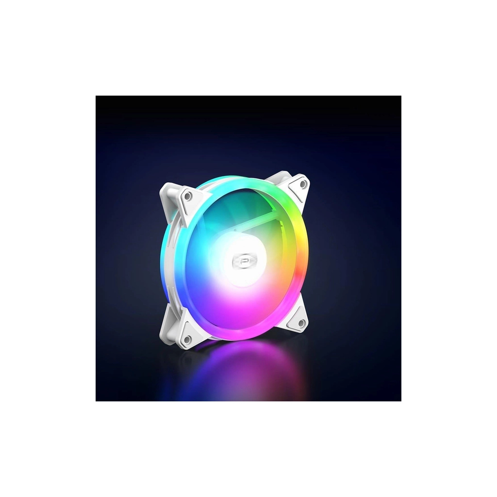 Кулер до корпусу PcCooler F3 T120 ARGB WH - зображення 5