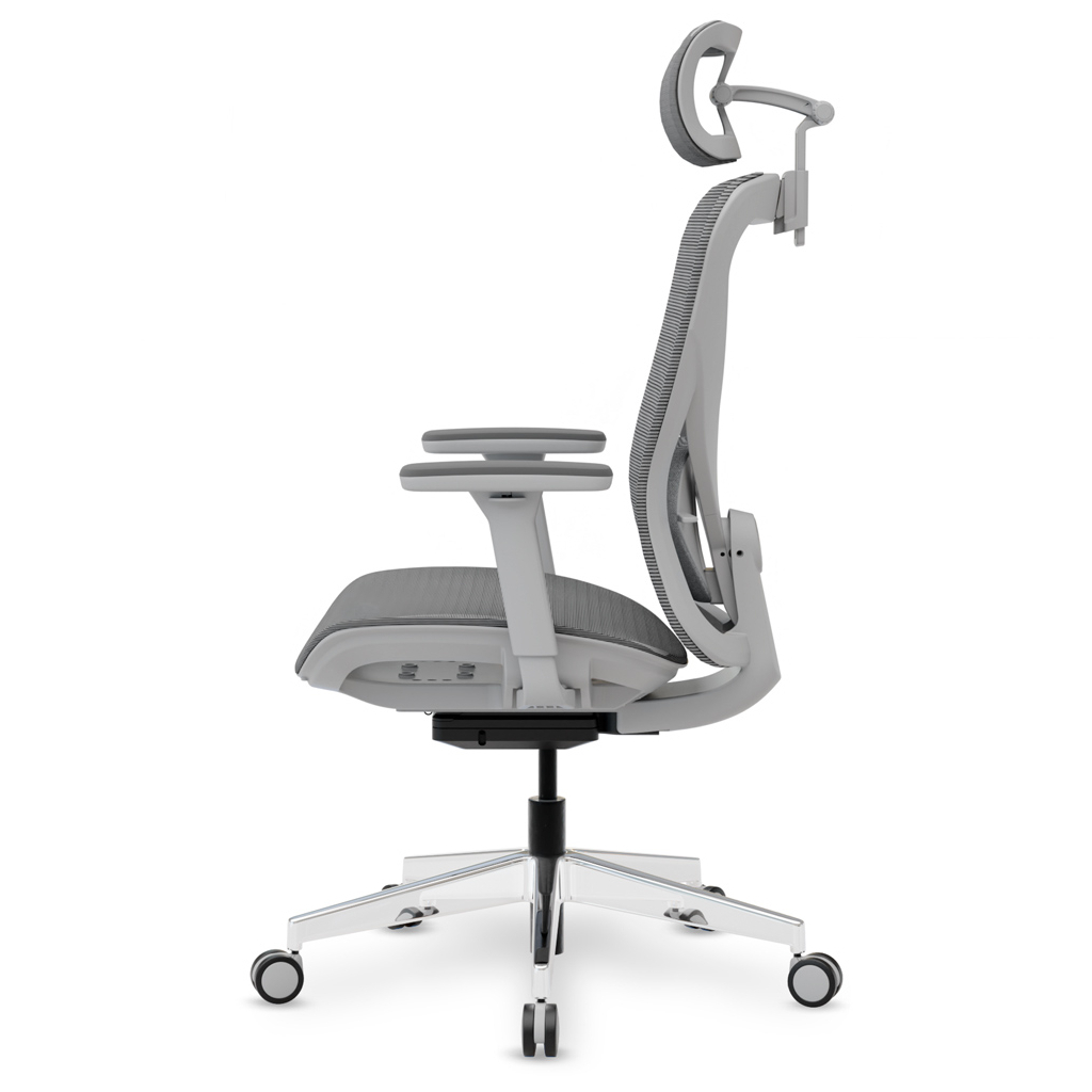 Офісне крісло Mealux Q1 Air Grey (HF-Q1 M/G) - зображення 6
