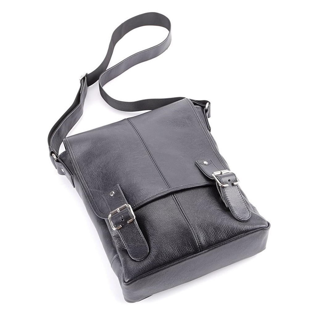 Сумка Shvigel Шкіряна Чорна (00919) - зображення 6