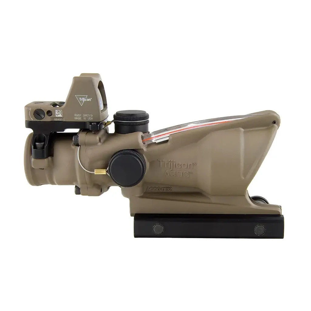 Оптичний приціл Trijicon ACOG 4x32 сітка .223 Red Chevron/RMR Type 2 3.25 MOA (TA31-D-100716) - зображення 6