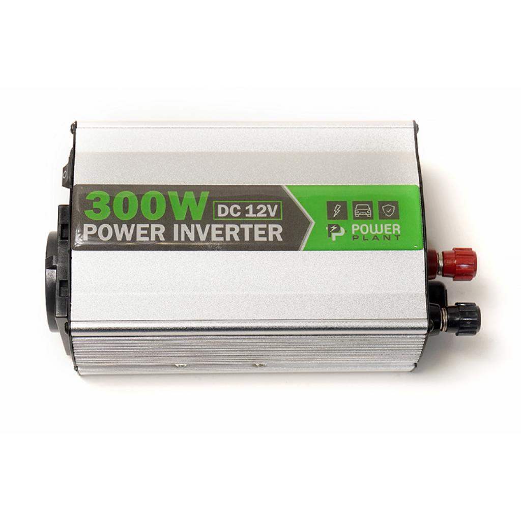 Автомобільний інвертор 12V/220V 300W, USB 5V 1A, HYM300-122 PowerPlant (KD00MS0001) - зображення 1