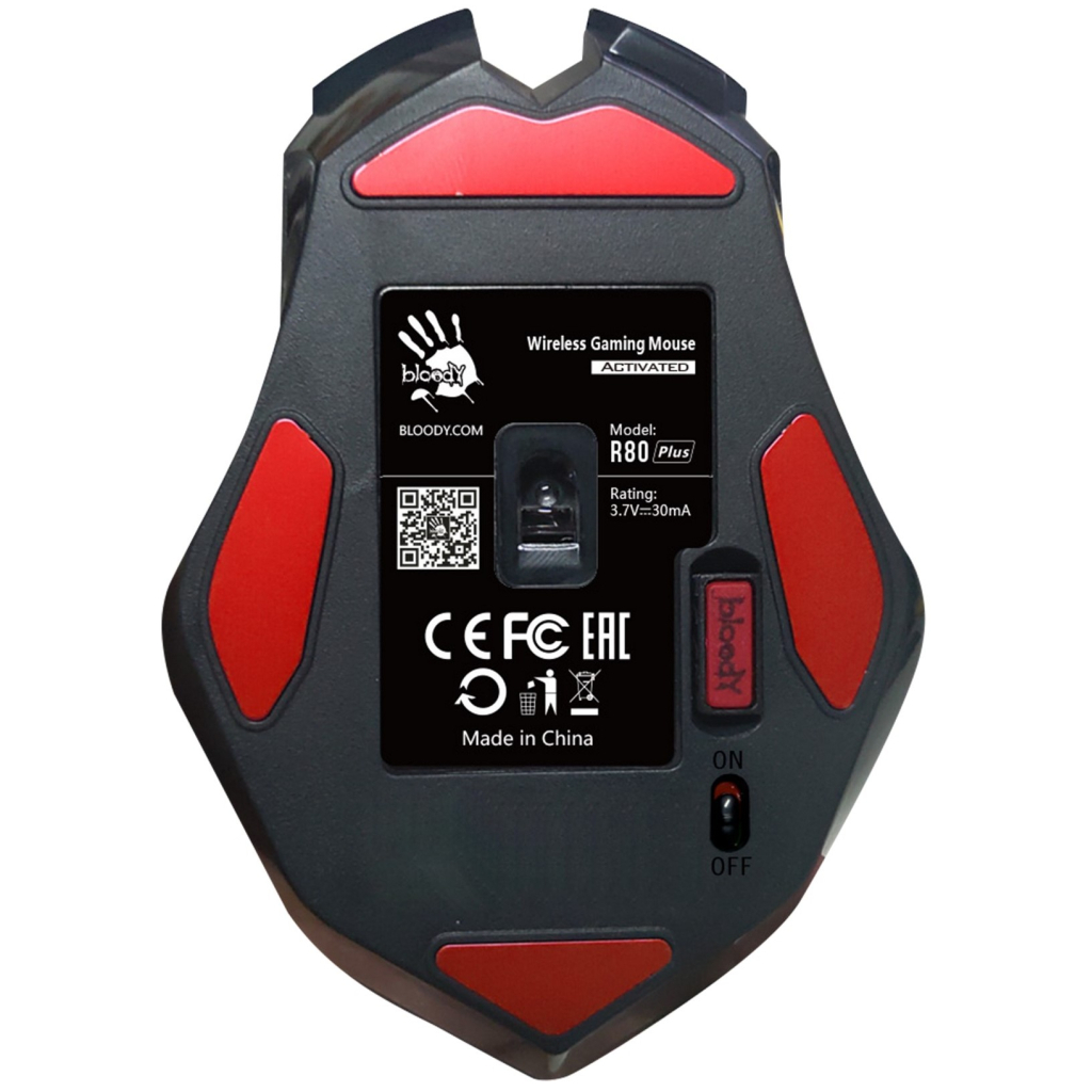 Мишка A4Tech Bloody R80 Plus Wireless Skull (4711421977326) - зображення 2