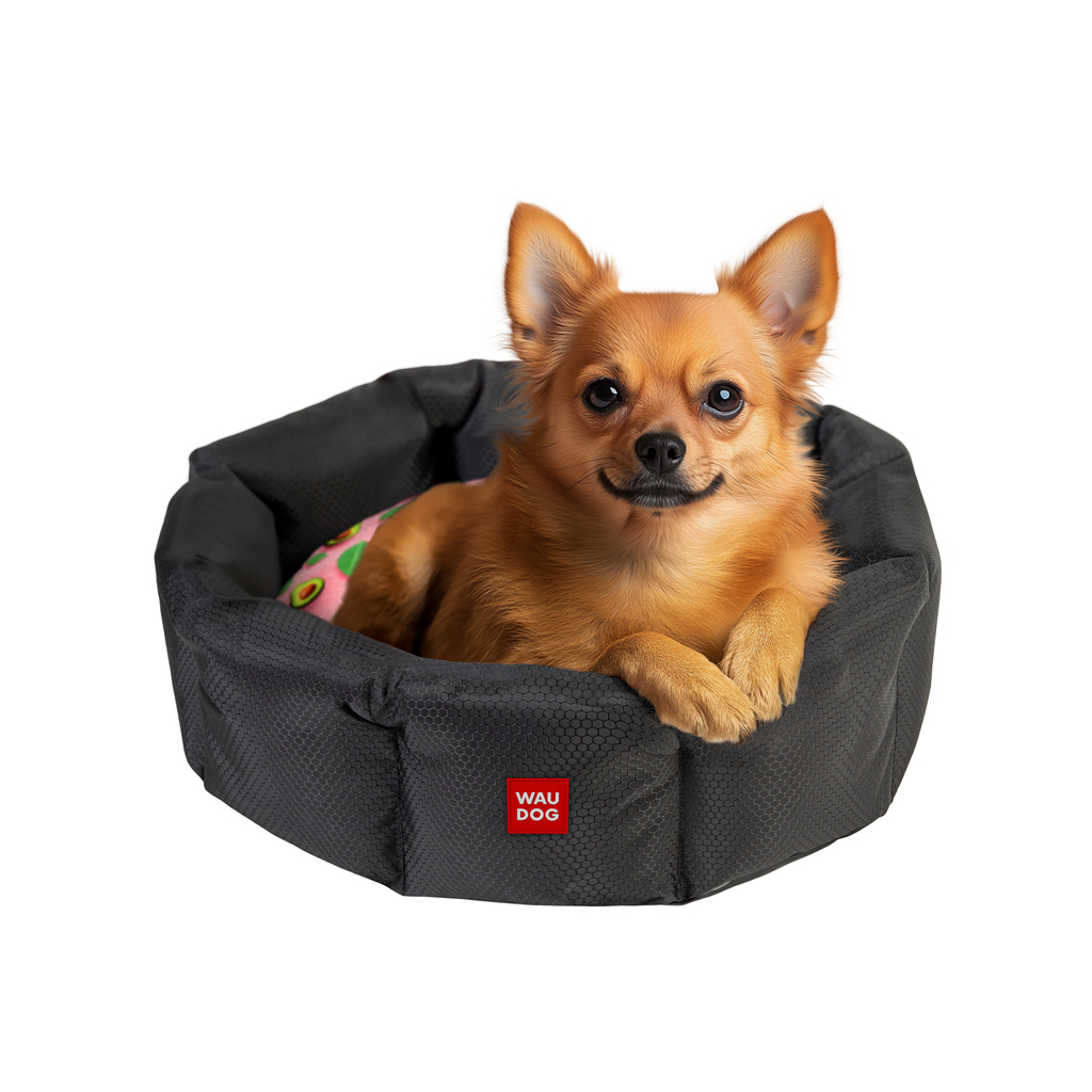 Лежак для тварин WAUDOG Relax "Авокадо на рожевому" M (314-4051) - зображення 4