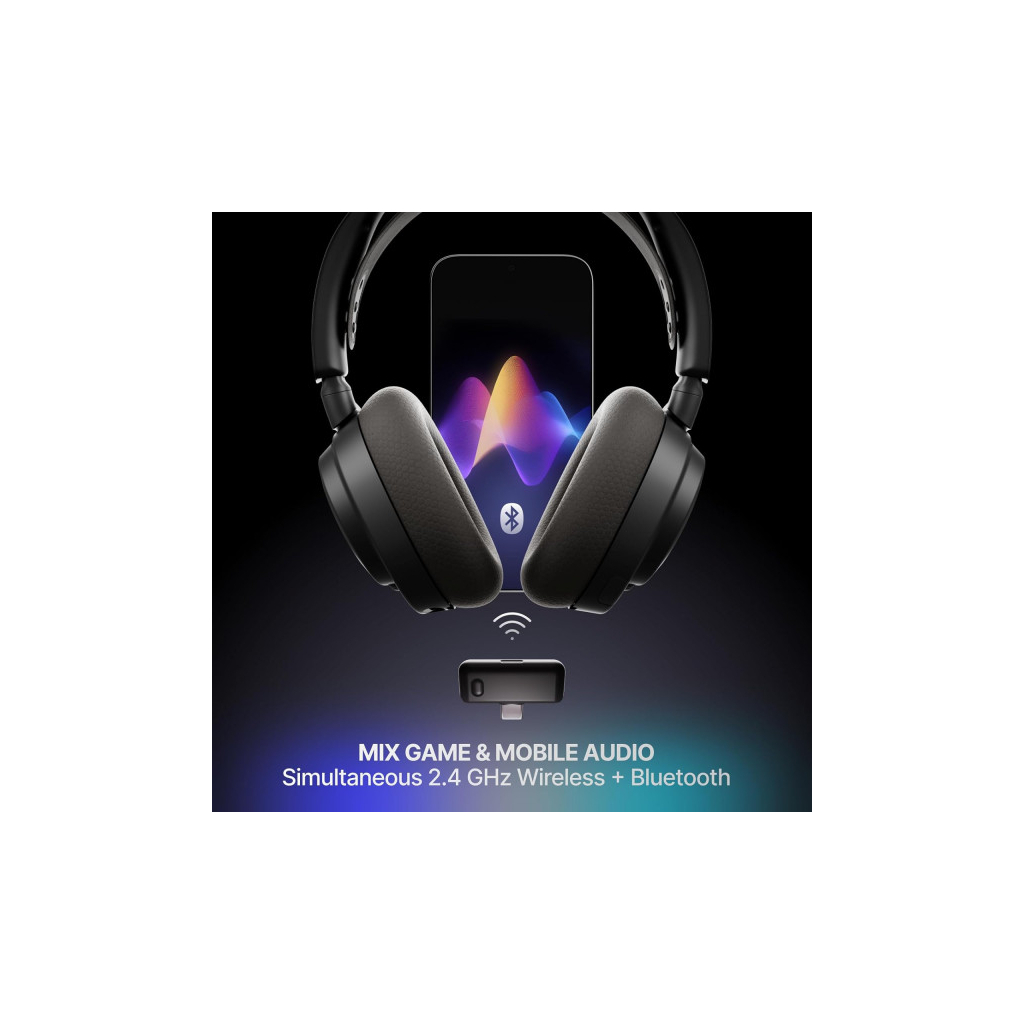 Навушники SteelSeries Arctis Nova 7 Gen 2 Wireless Black (61730) - зображення 7