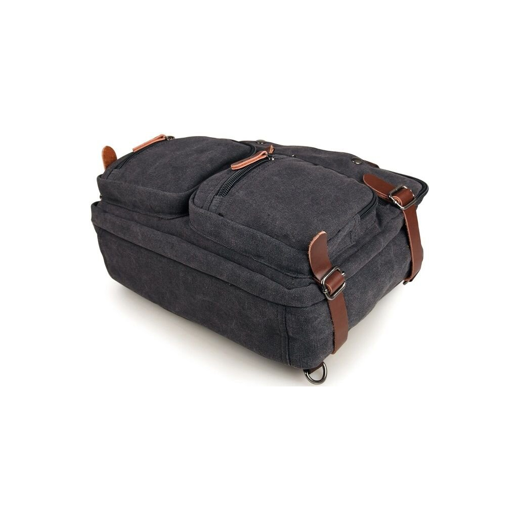 Сумка Vintage Трансформер Сіра (14480) - зображення 10