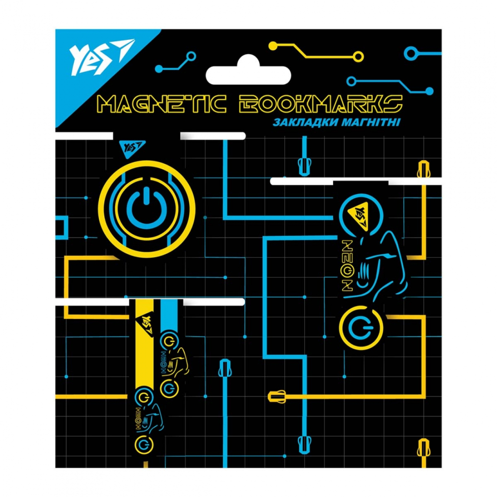 Закладки для книг Yes магнітні Ultrex , 3 шт (707730) - зображення 1