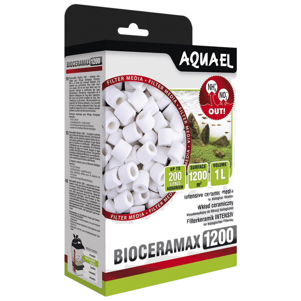 Наповнювач для акваріумного фільтра AquaEl BioCera MAX UltraPro 1200 1 л (5905546053969) - зображення 1