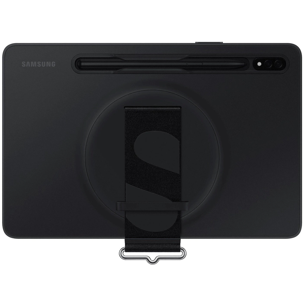 Чохол до планшета Samsung Strap Cover Tab S7/S8 (T870/X700) Black (EF-GX700CBEGRU) - зображення 1