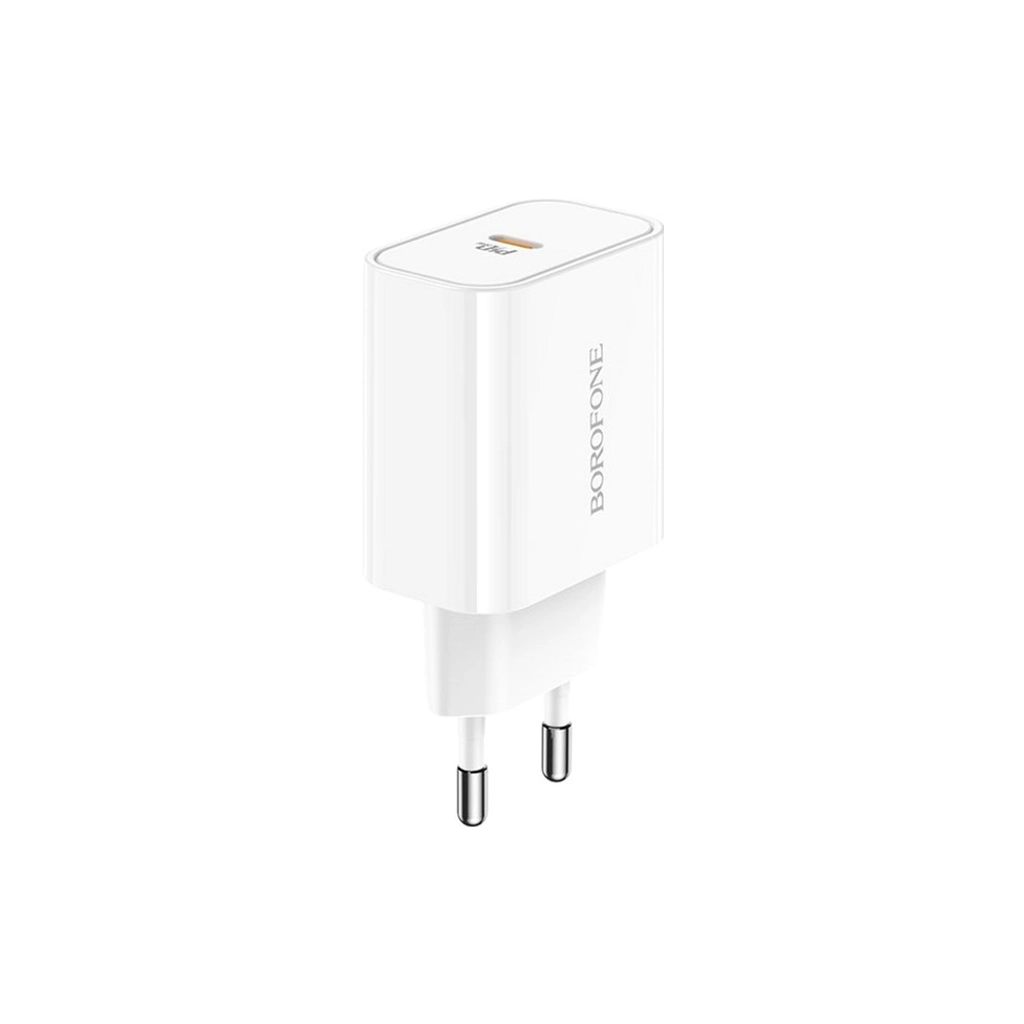 Зарядний пристрій BOROFONE BA57A USB-C PD20W white (6931474745538) - зображення 1