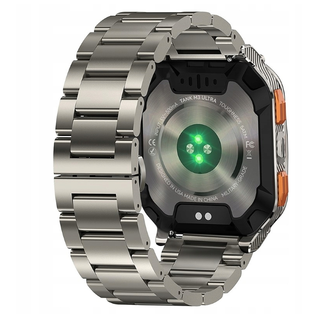 Смарт-годинник KOSPET Tank M3 ULTRA SE SILVER (6974958251071) - зображення 5