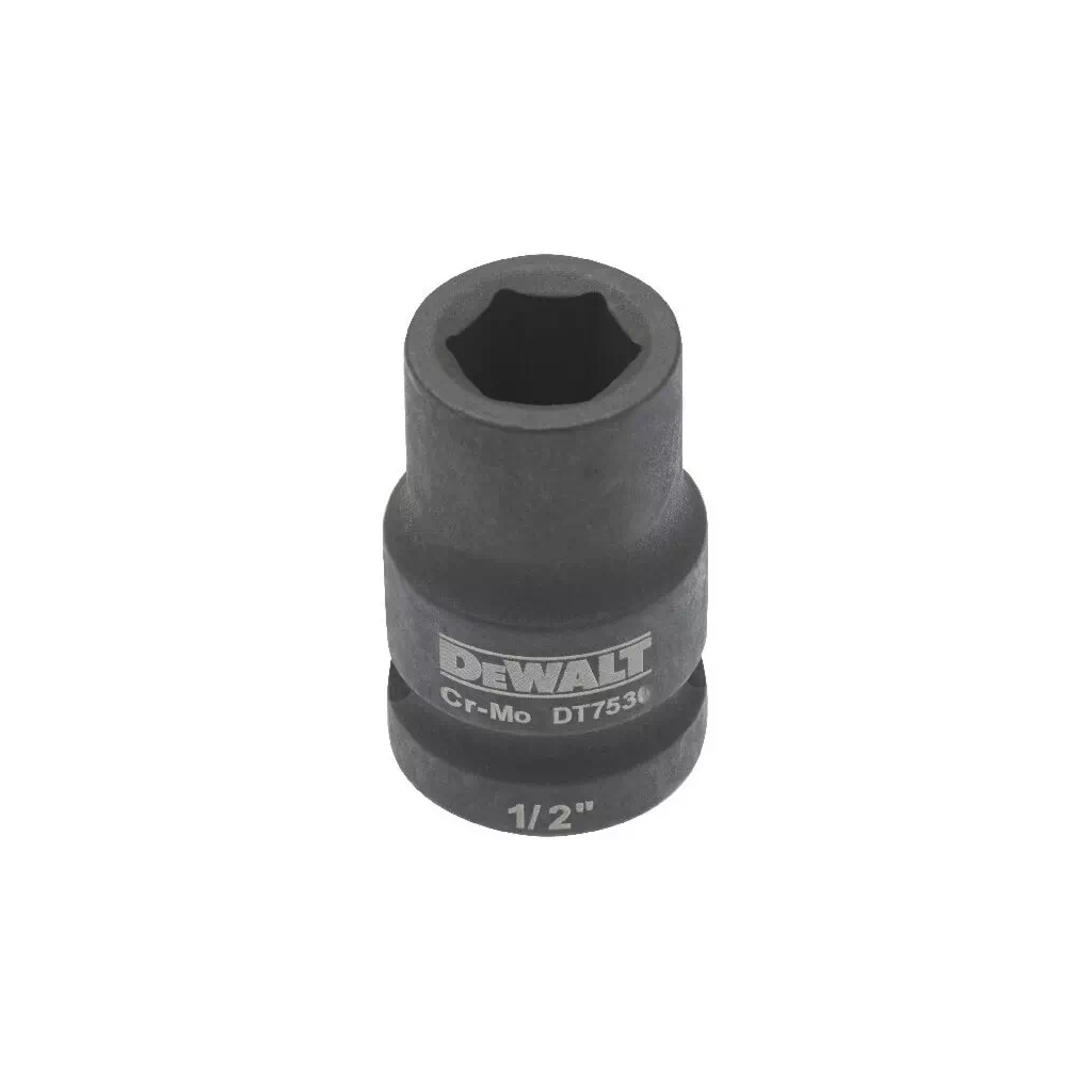 Торцева головка DeWALT IMPACT ударна 1/2 х 19 мм (DT7537) - зображення 1