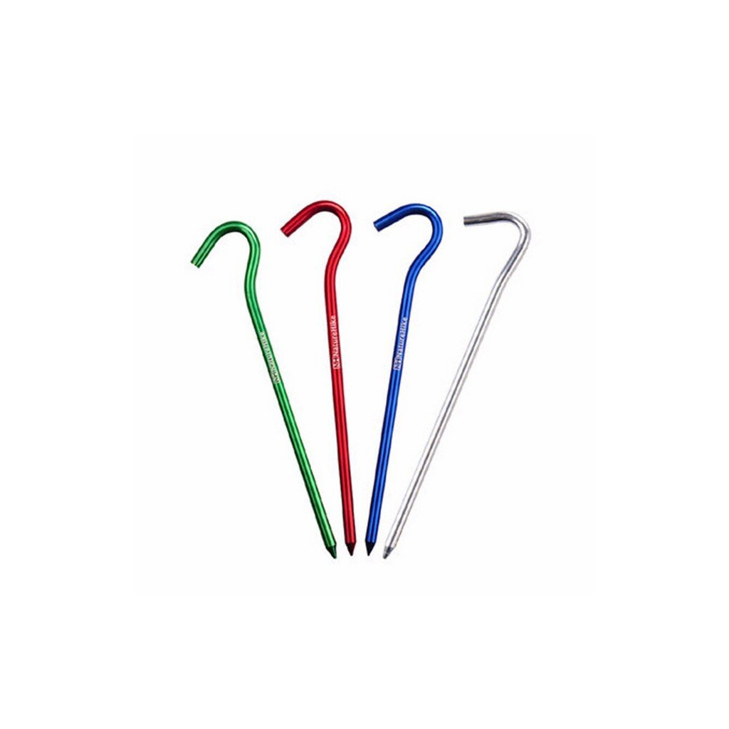 Комплект кілочків Naturehike NH15A008-I 16 см червоний 8 шт (6927595717806R) - зображення 3