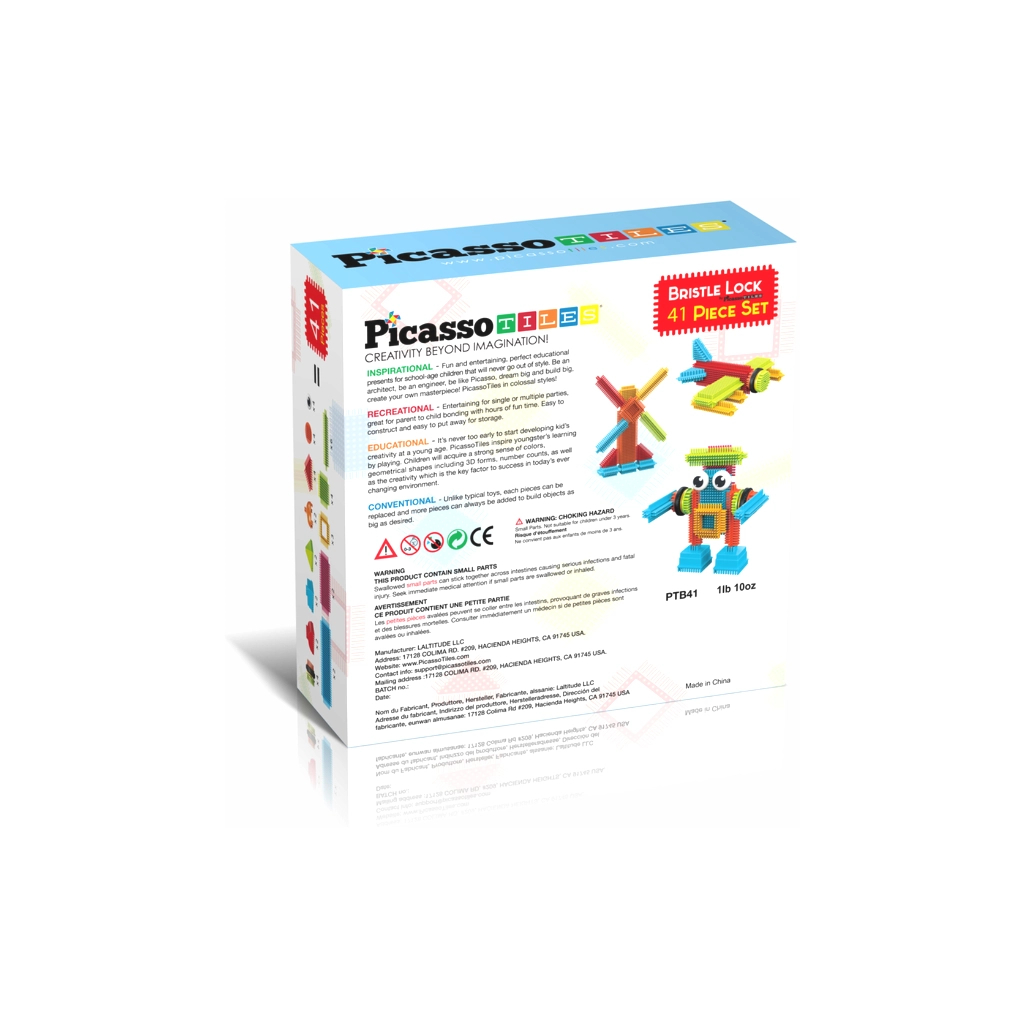 Конструктор Picasso Tiles Hedgehog Building Blocks Set 41 деталь (817338027384) - зображення 5