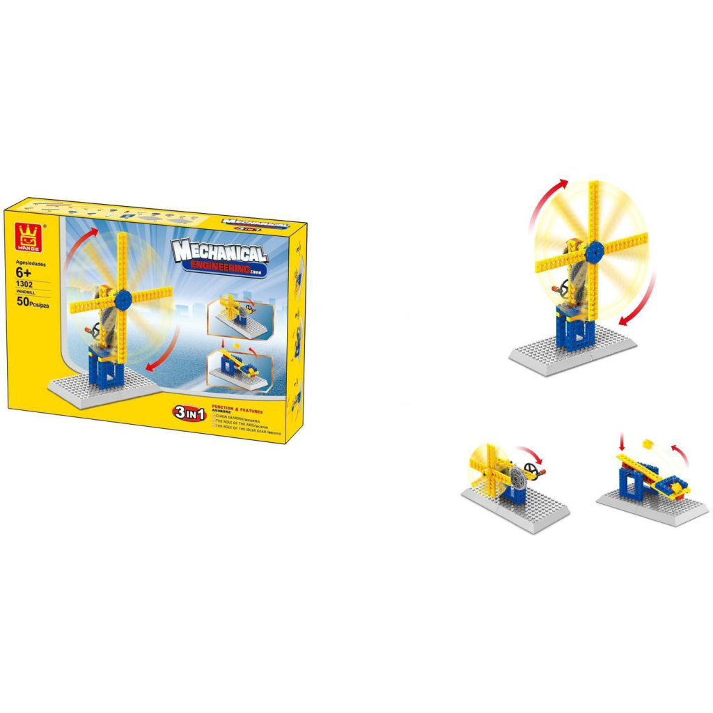 Конструктор Wange STEM Вітряк 3 в 1 (WNG-1302) - зображення 2