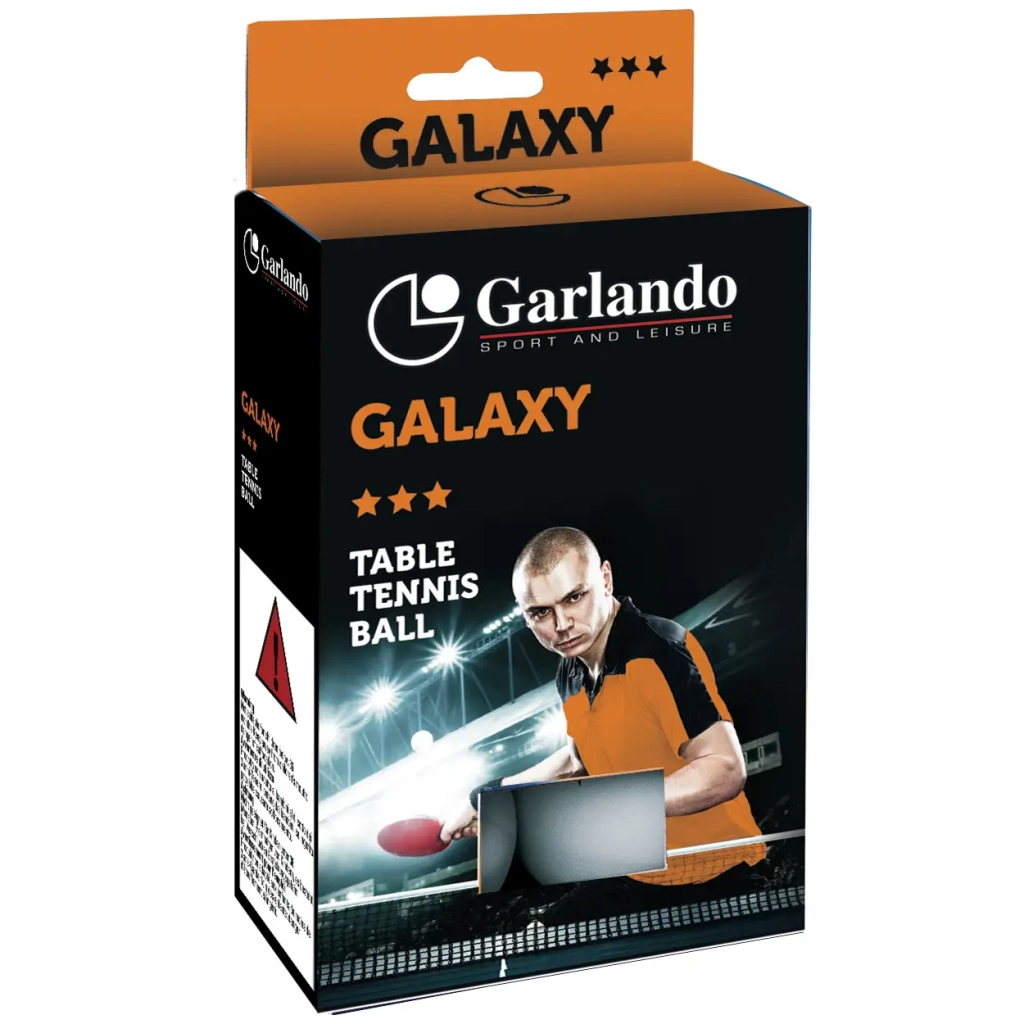 М'ячик для настільного теніса Garlando Galaxy 3 Stars 6 шт (2C4-119) (929523) - зображення 1
