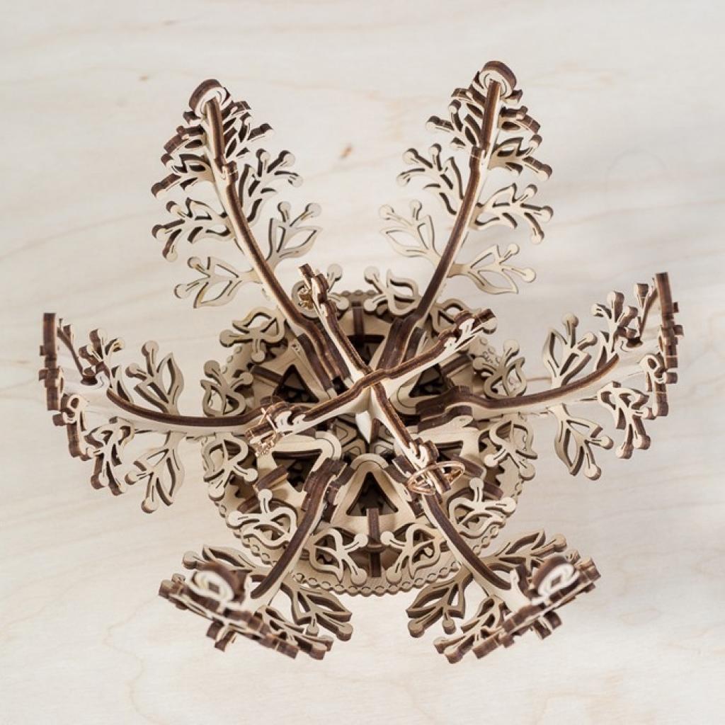 Збірна модель Ugears механічна квітка (70019) - зображення 6