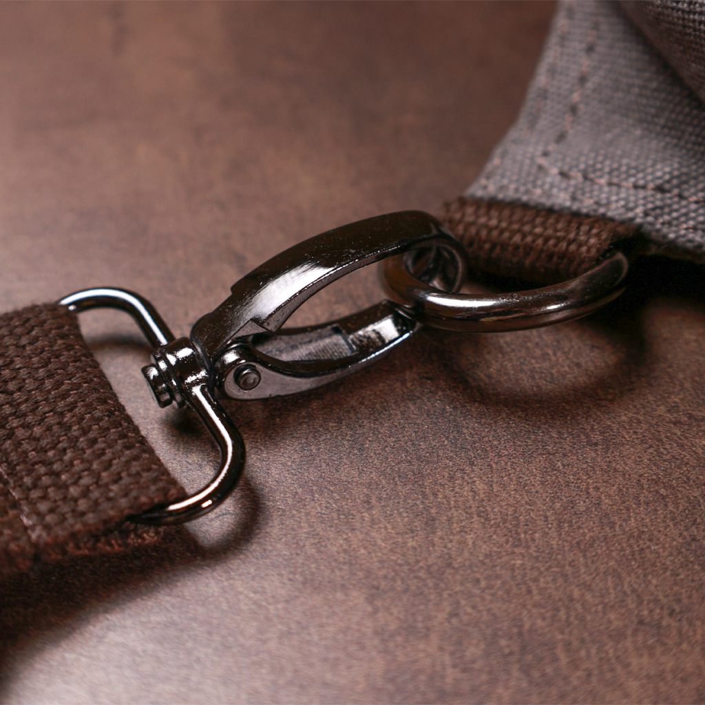 Сумка Vintage Чоловіча через плече Сіра (20388) - зображення 11