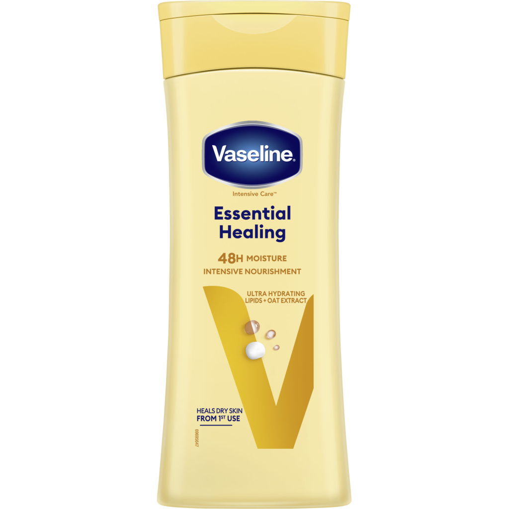 Лосьйон для тіла Vaseline Intensive Care Живлення для сухої шкіри 400 мл (8712561484398) - зображення 1