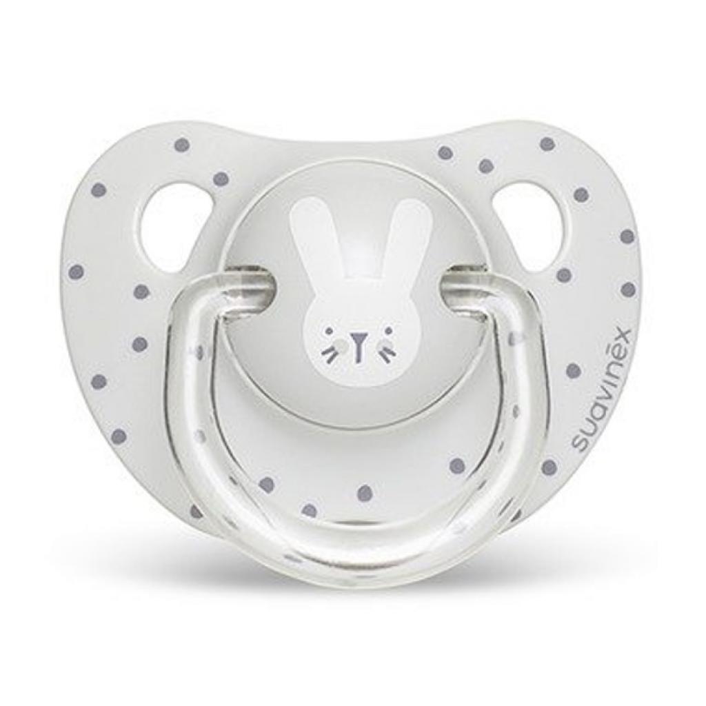 Пустушка Suavinex Hygge анатоміч. Затишні історії 18+ міс. сірий зайчик (306581) - зображення 1