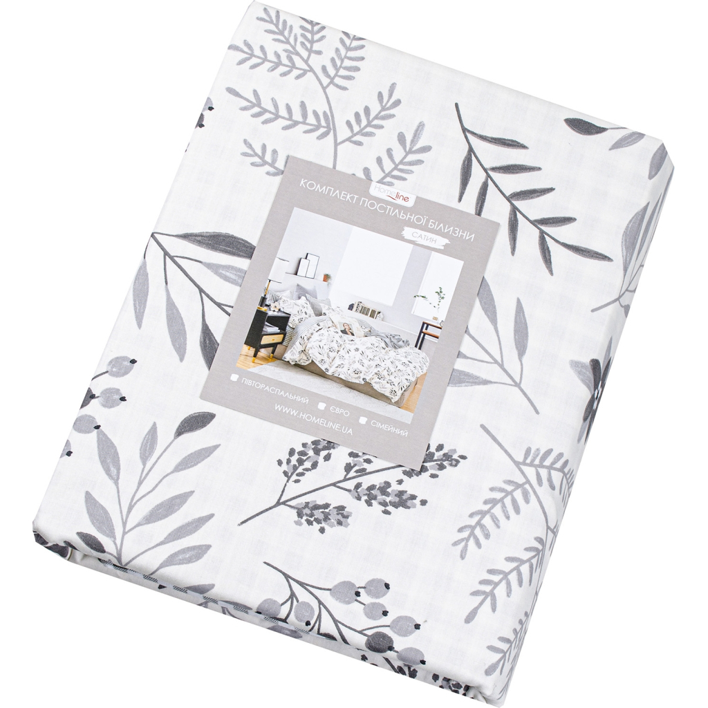 Постільна білизна Home Line Світанок Сатин Твіл євро (183016) - зображення 1