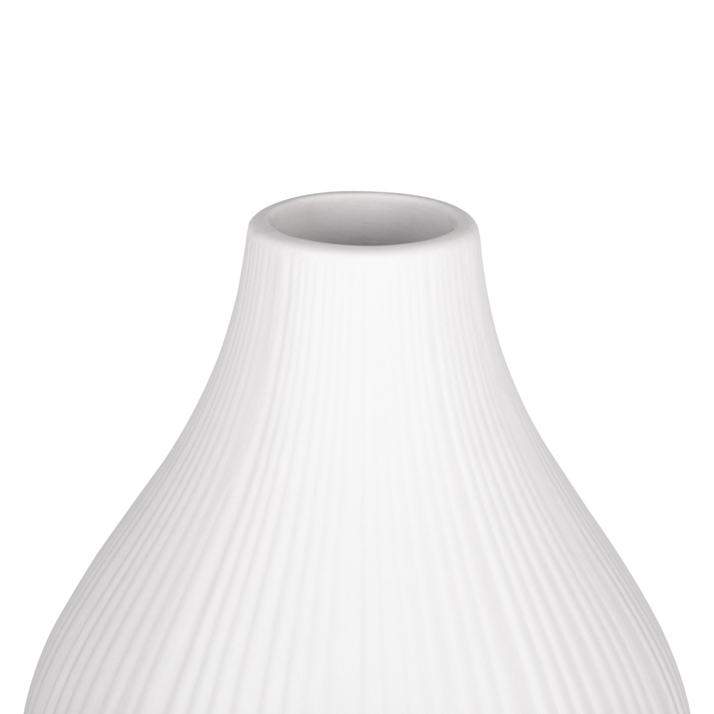 Ваза Ardesto Lucca, 13х15.5см, порцеляна, білий (AR3802W) - зображення 3