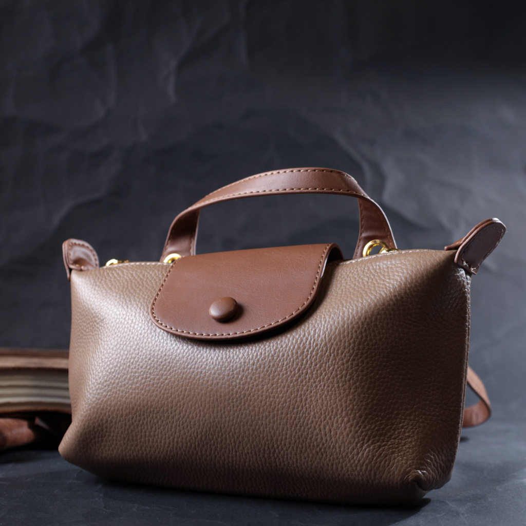 Сумка Vintage Жіноча з клапаном з натуральної шкіри Бежева (22251) - зображення 9