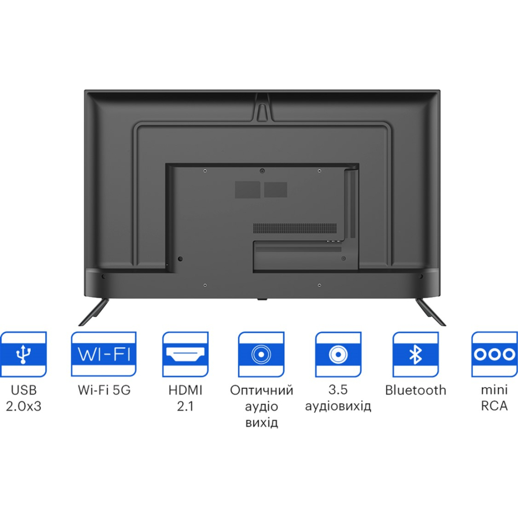 Телевізор Kivi 43U740NB - зображення 8