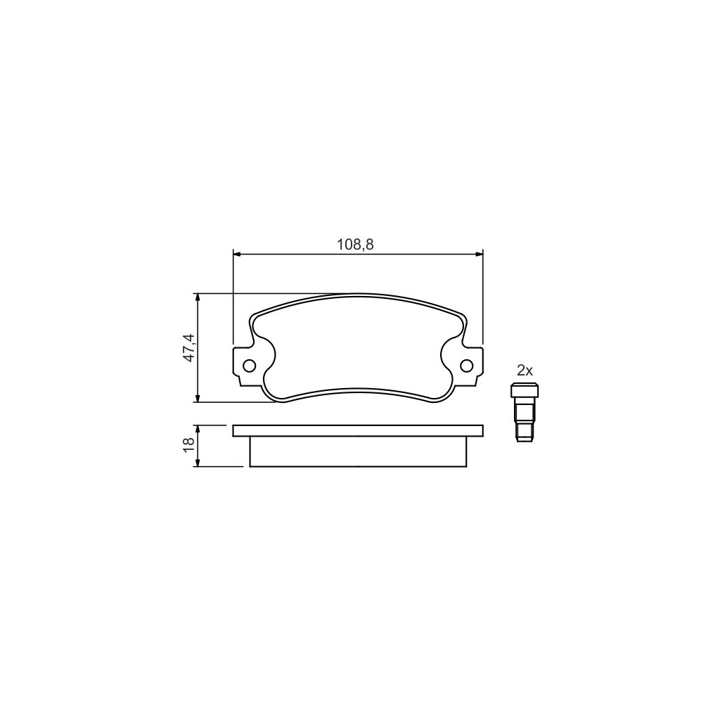 Гальмівні колодки Bosch 0 986 424 098 - зображення 4