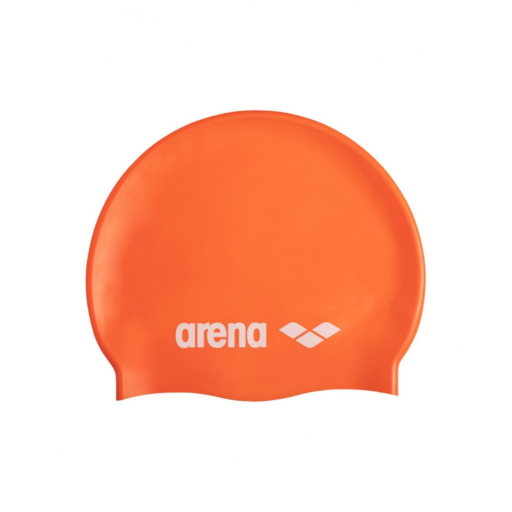 Шапка для плавання Arena Classic Silicone 91662-106 помаранчевий Уні OSFM (3468336977651) - зображення 1