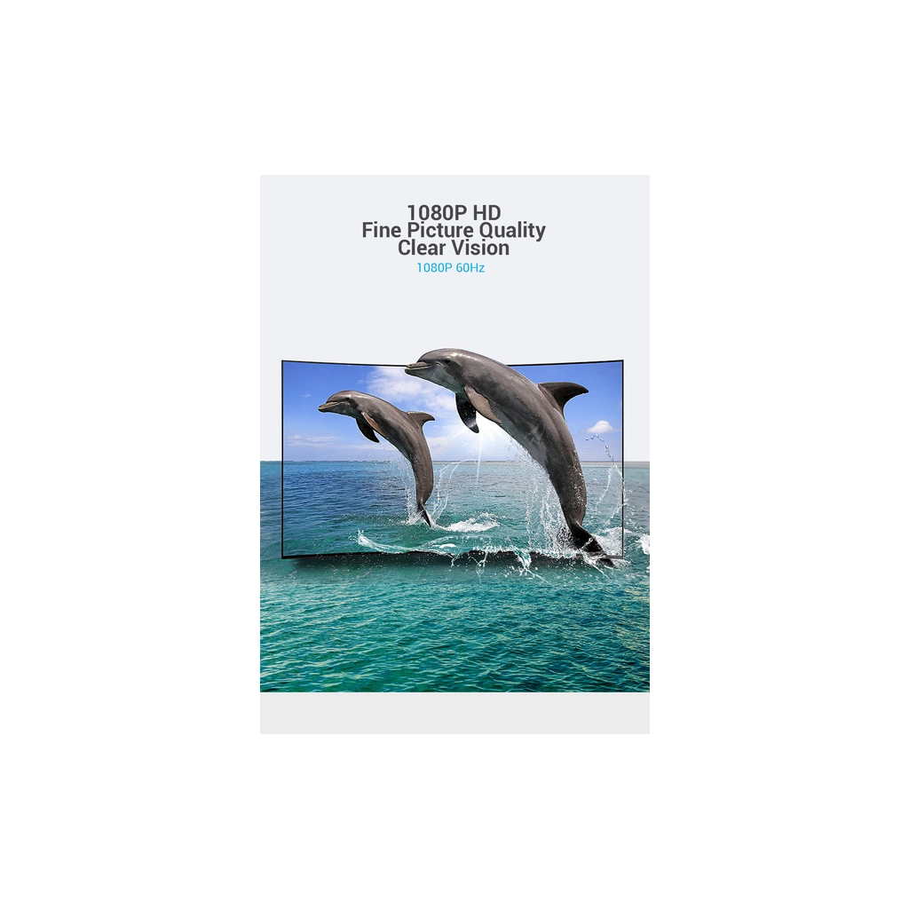 Перехідник DP Male to HDMI Female black Vention (HBKB0) - зображення 9