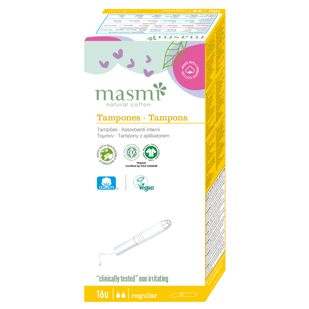Тампони Masmi Regular з аплікатором 16 шт. (8432984000271) - зображення 1