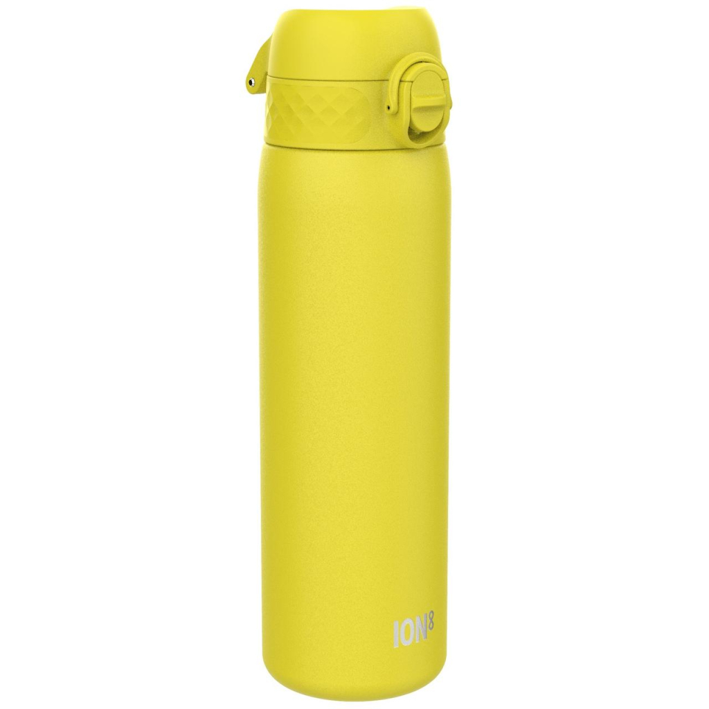 Пляшка для води ION8 OneTouch Stainless Steel 600 мл Yellow (I8SS600YEL) - зображення 1