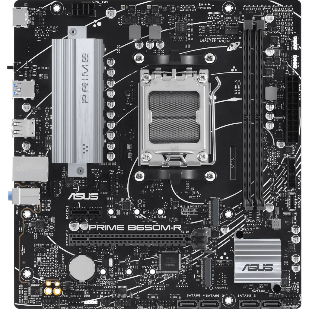 Материнська плата ASUS PRIME B650M-R - зображення 1