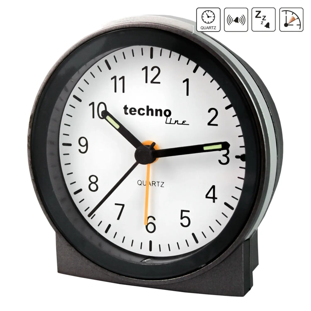Настільний годинник Technoline Modell G Black (DAS301815) - зображення 3