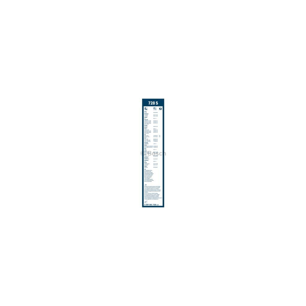 Щітка склоочисника Bosch 3397001728 (3 397 001 728) - зображення 3