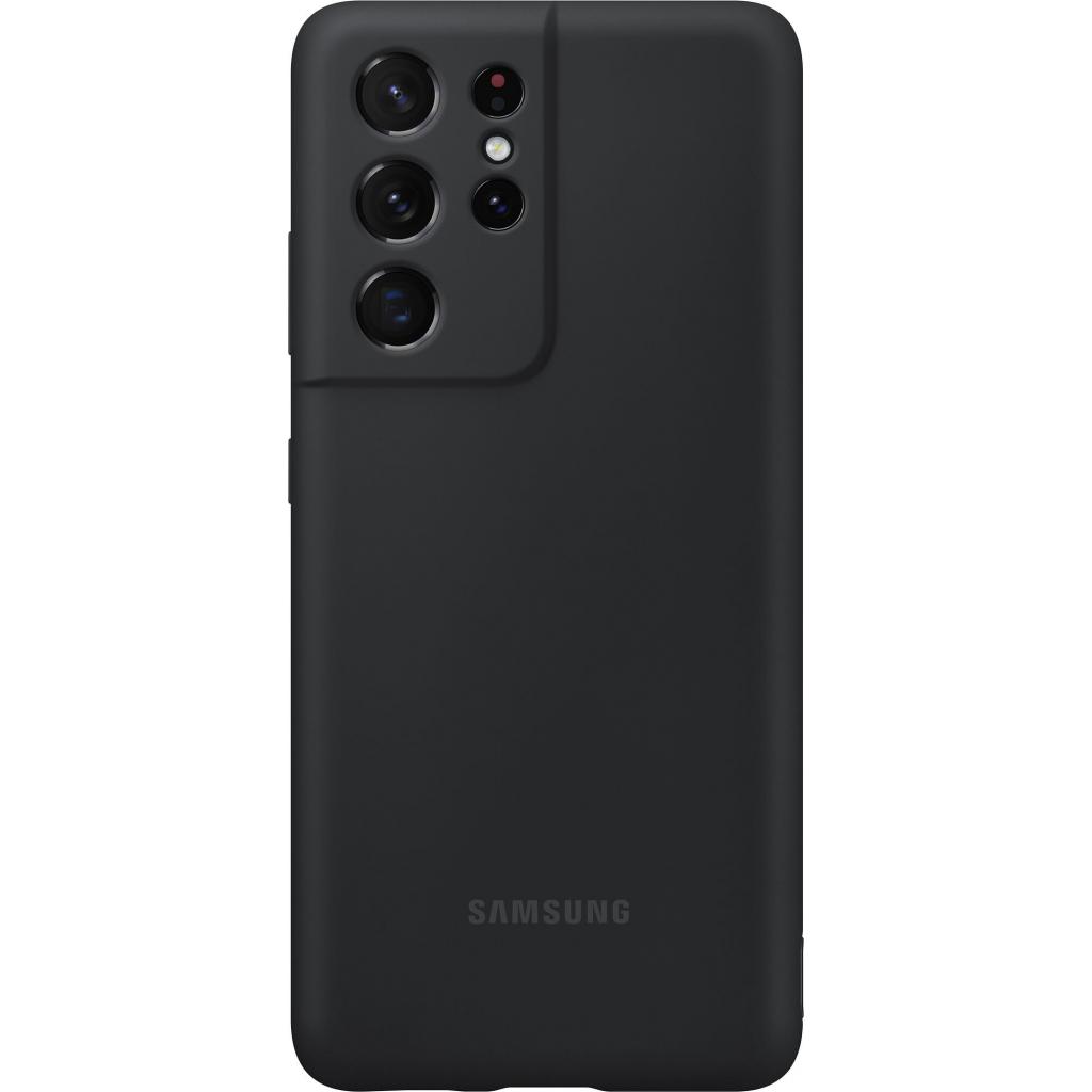 Чохол до мобільного телефона Samsung Silicone Cover Galaxy S21 Ultra Black (EF-PG998TBEGRU) - зображення 1