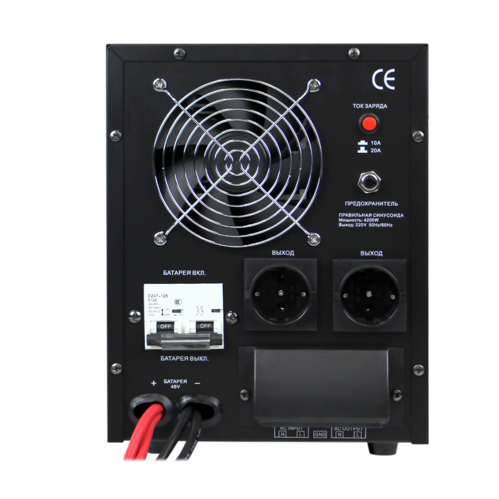 Пристрій безперебійного живлення LogicPower LPY- B - PSW-6000VA+, 48V (6615) - зображення 5