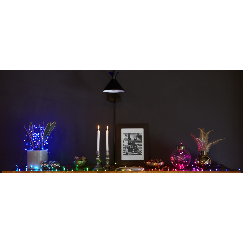 Гірлянда Twinkly Smart LED Strings RGBW 250, BT+WiFi, Gen II, IP44, кабель пр (TWS250SPP-TEU) - зображення 9