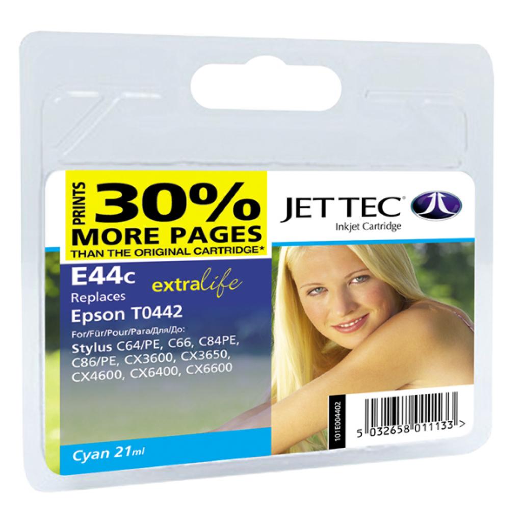 Картридж Jet Tec Epson Stylus C64/C84 Cyan (110E004402) - зображення 1