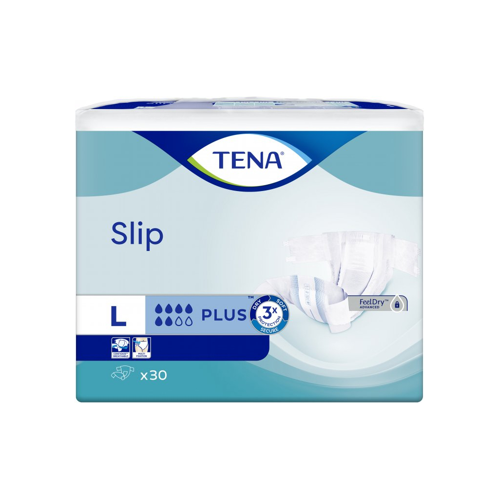 Підгузки для дорослих Tena Slip Plus Large 30 шт (7322541118932) - зображення 2