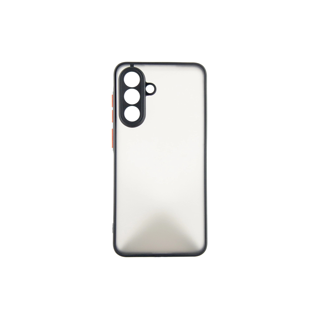 Чохол до мобільного телефона Dengos Kit Samsung Galaxy A56 Matte + glass (Black) (DG-KM-141) - зображення 2