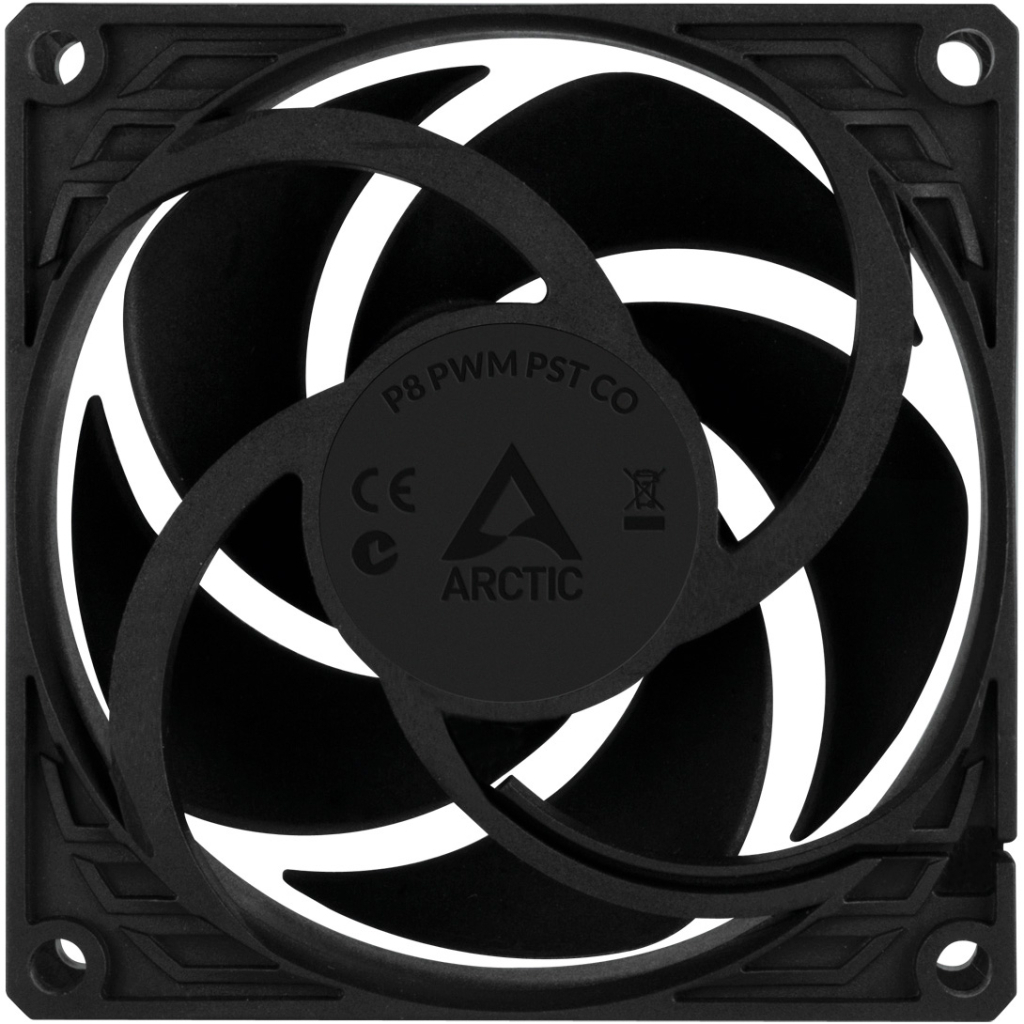 Кулер до корпусу Arctic P8 PWM PST CO (Black) (ACFAN00151A) - зображення 4