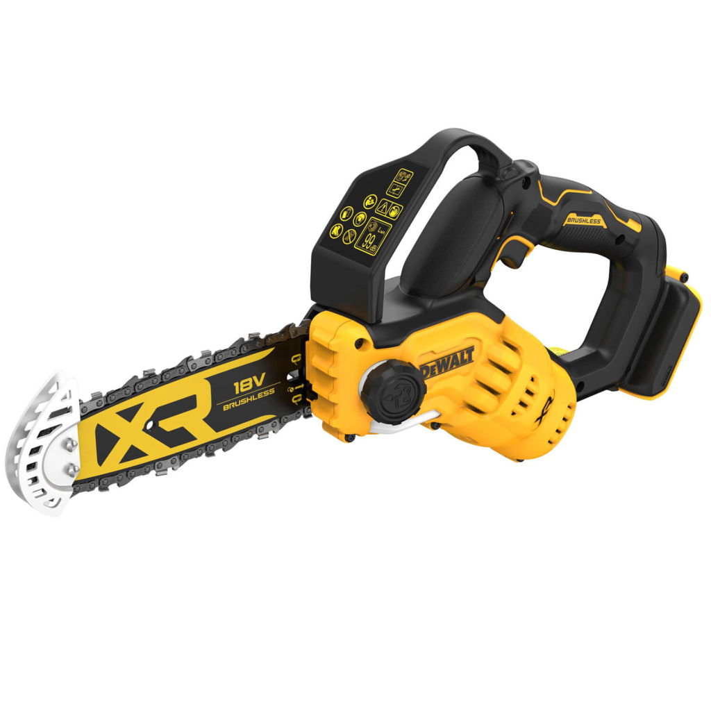 Ланцюгова пила DeWALT міні, 18 XR Li-ion 5Ah, безщіткова, шина 20 см (DCMPS520P1) - изображение 2