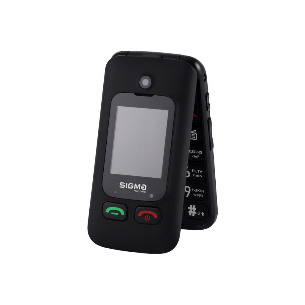 Мобільний телефон Sigma Comfort 50 Shell Duo Type-C Black (4827798212523) - зображення 3