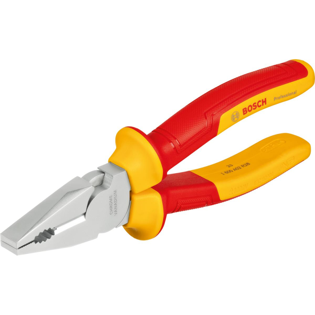 Плоскогубці Bosch Professional, комбіновані, 180 мм, VDE (1.600.A02.NE1) - зображення 1