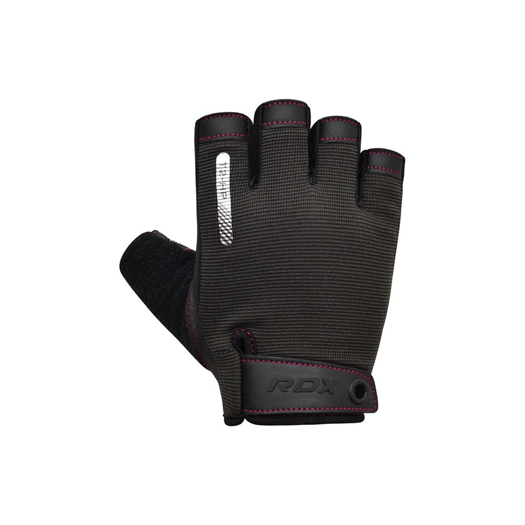 Рукавички для фітнесу RDX T2 Half Pink M (WGA-T2HP-M) - зображення 5