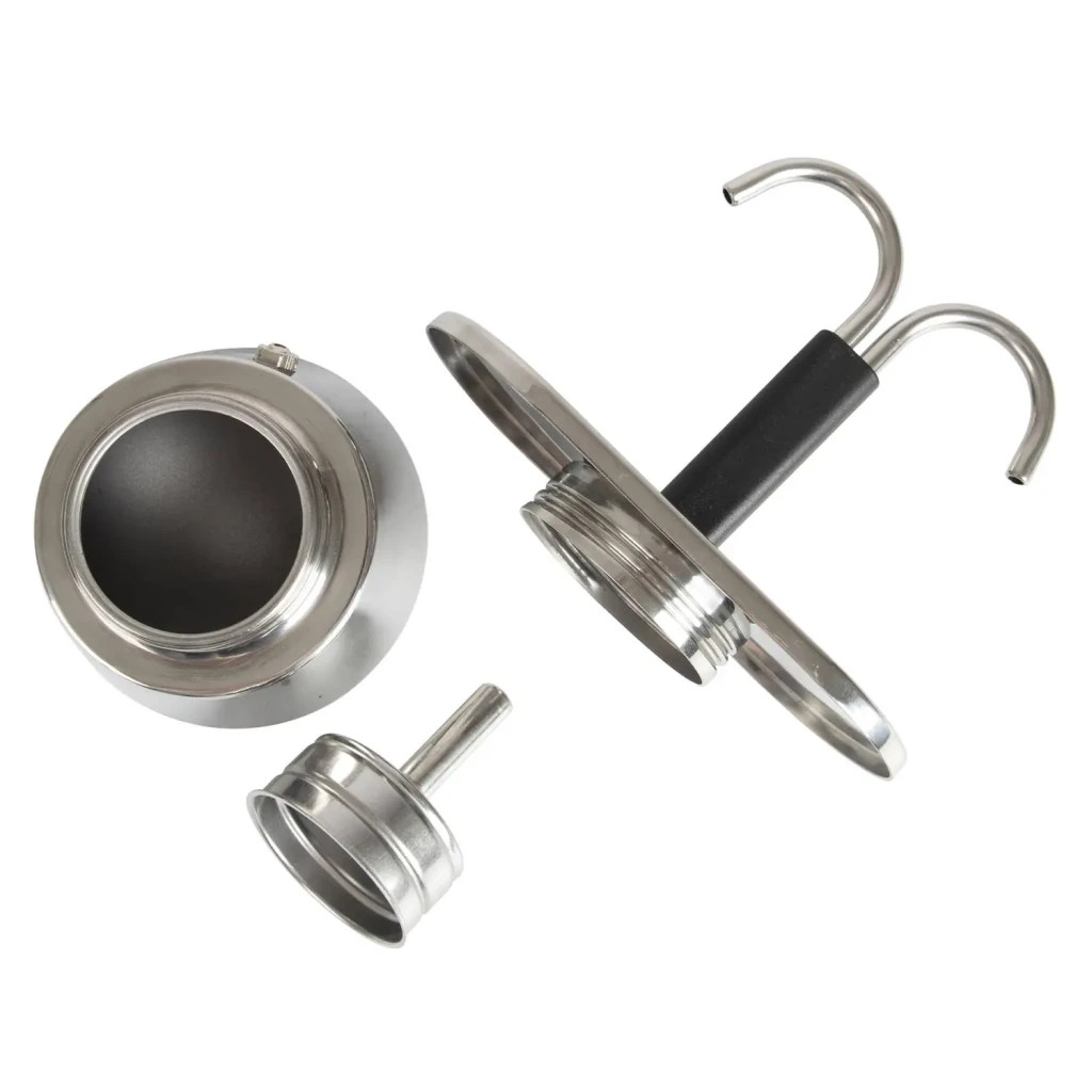 Кавоварка кемпінгова Bo-Camp Stainless Steel 2-cups Silver (2200545) - зображення 7