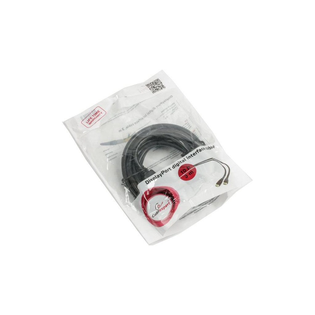 Кабель мультимедійний Display Port to Display Port 3.0m Cablexpert (CC-DP2-10) - зображення 3