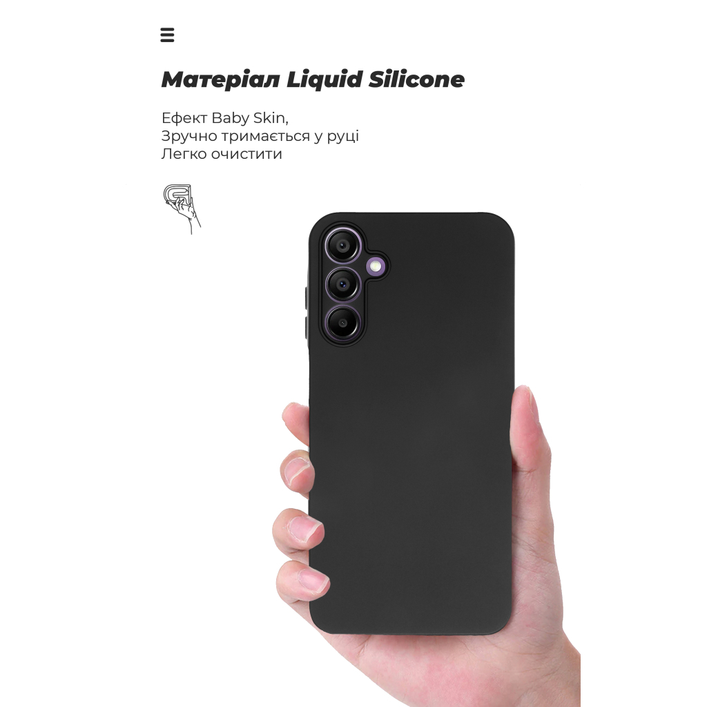 Чохол до мобільного телефона Armorstandart ICON Samsung A15 4G (A155) / A15 5G Camera cover Black (ARM76386) - зображення 7