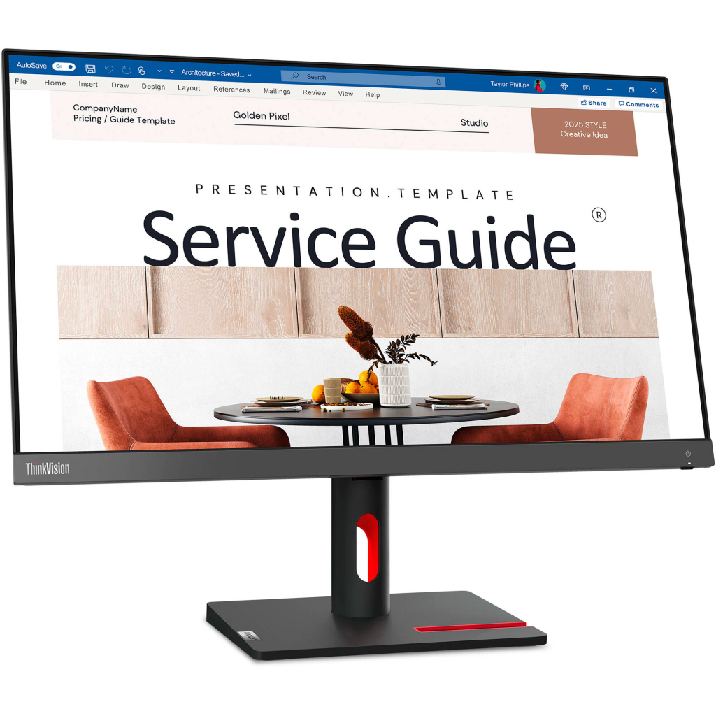 Монітор Lenovo ThinkVision S24i-30 (63DEKAR3EU) - зображення 2